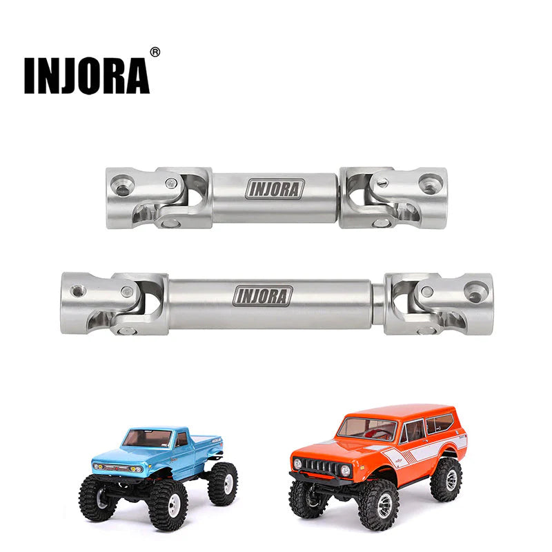 INJORA Stainless Steel Drive Shafts for 1/18 Redcat Ascent-18 & Scout II