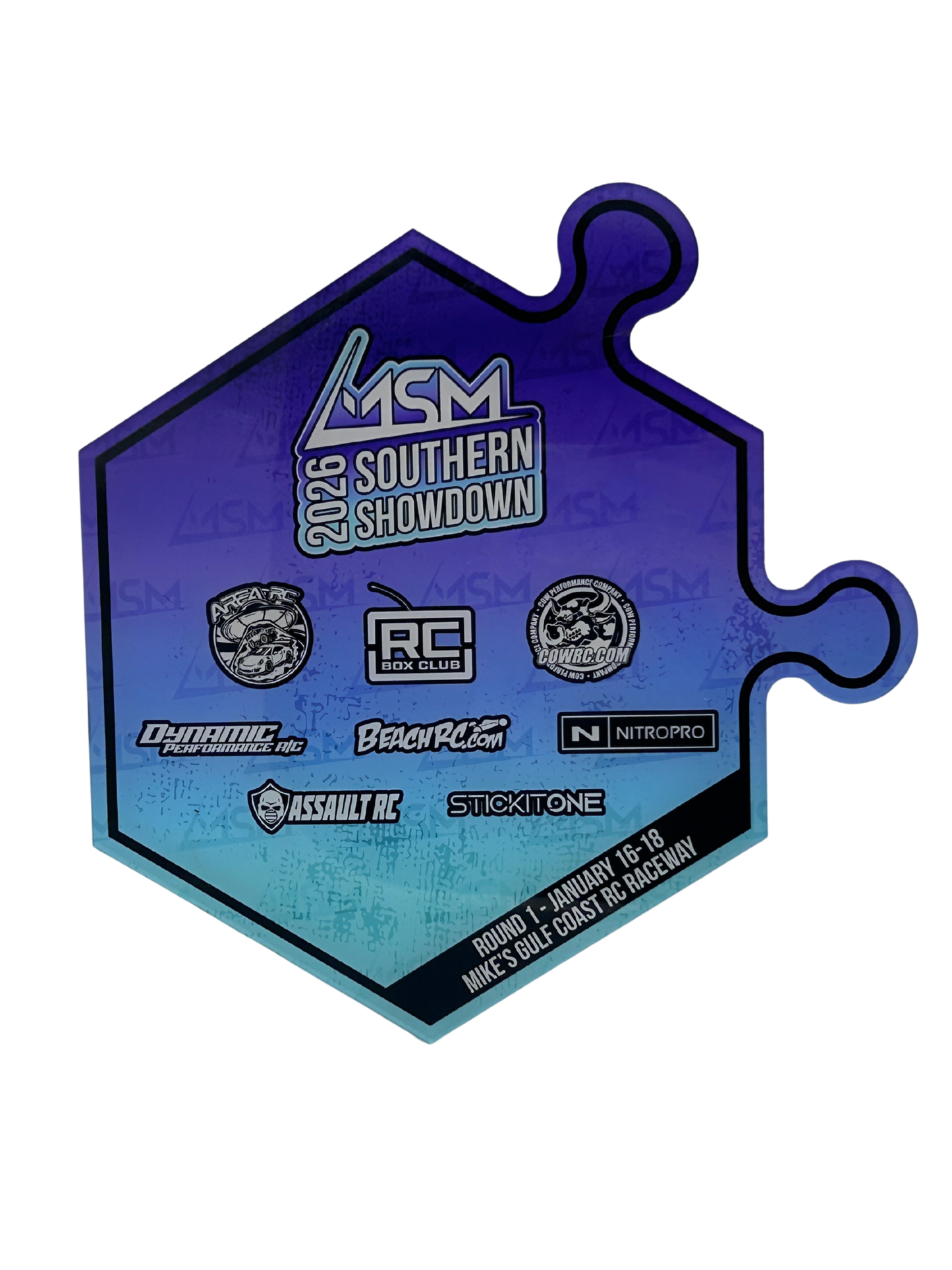 2026 MSM Southern Showdown Mike's Gulf Coast Souvenir Puzzle Piece