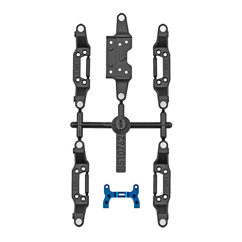 Team Associated RC28R Upper And Lower Front Arm Set