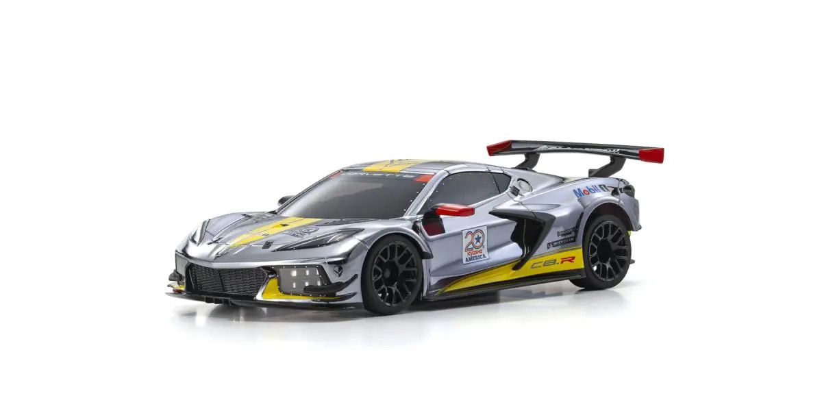 Kyosho MINI-Z RWD MR04 Corvette C8.R Chrome/Yellow Kyosho America
