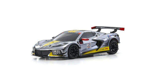 Kyosho MINI-Z RWD MR04 Corvette C8.R Chrome/Yellow Kyosho America 20th Anniversary