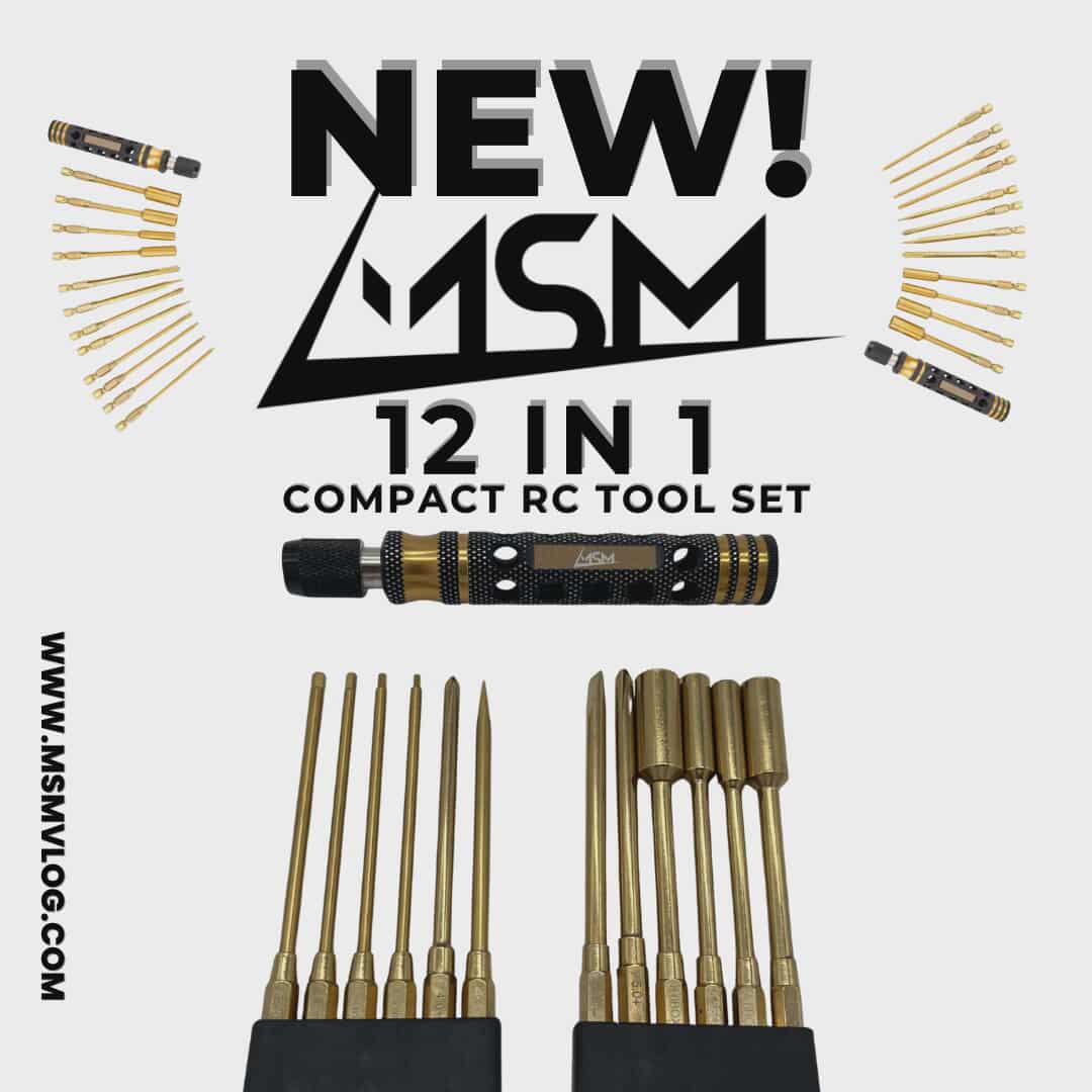 MSM 12 in 1 Compact RC Tool Set