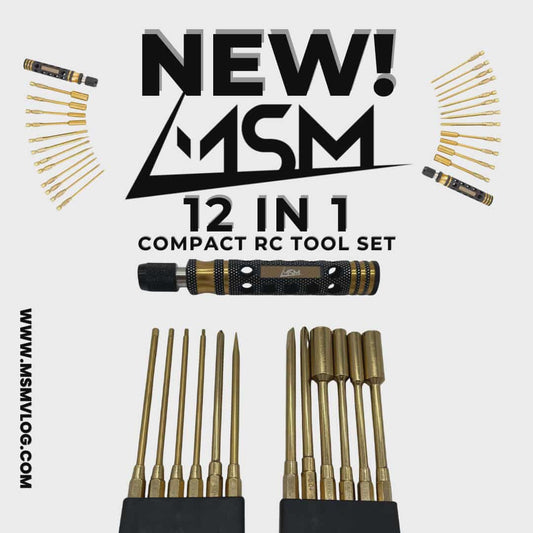 MSM 12 in 1 Compact RC Tool Set