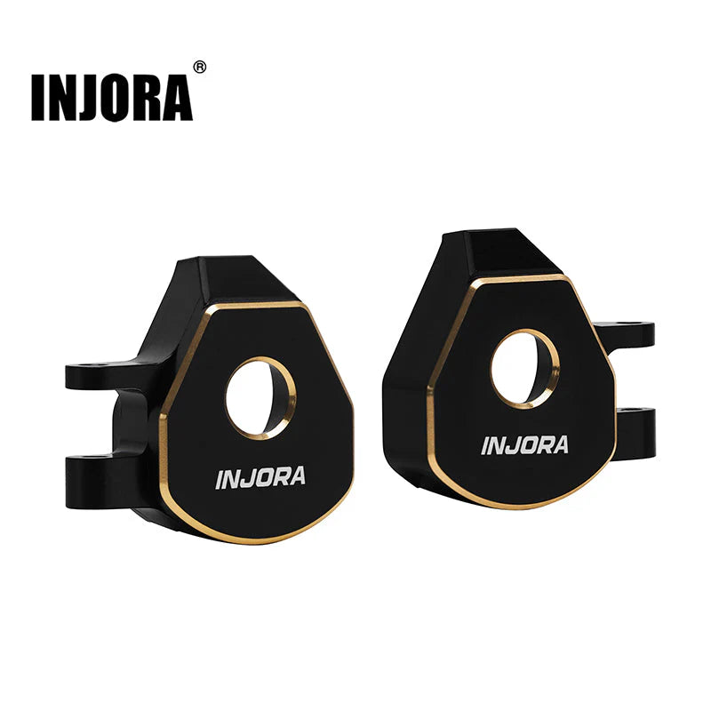 INJORA Black Coating Brass Steering Knuckles for 1/32 Redcat Ascent-32 (ASC32-06)