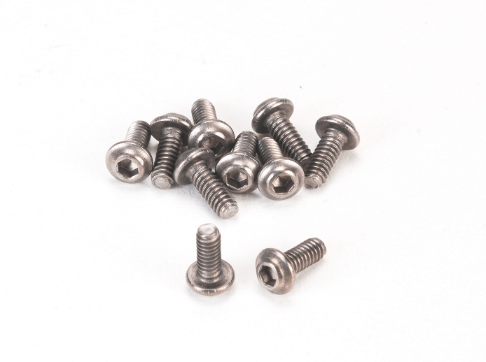 PN Racing M2x5 Titanium UFO Head Hex Machine Screw (10pcs)