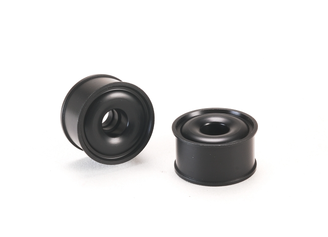PN Racing Mini-Z 2WD Machine Cut Nylon FG Black Formula 11x20mm Flanged Wheel R0