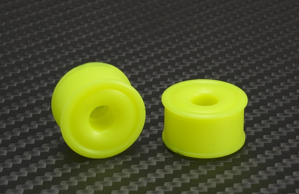 PN Racing Mini-Z 2WD Machine Delrin Cut Yellow Formula 11x20mm Flanged Wheel R1