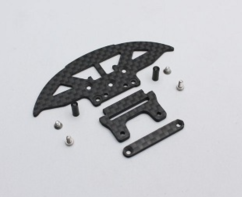 RX546 Reflex Racing PN Racing C9 Carbon Fiber Bumper and Clip Set