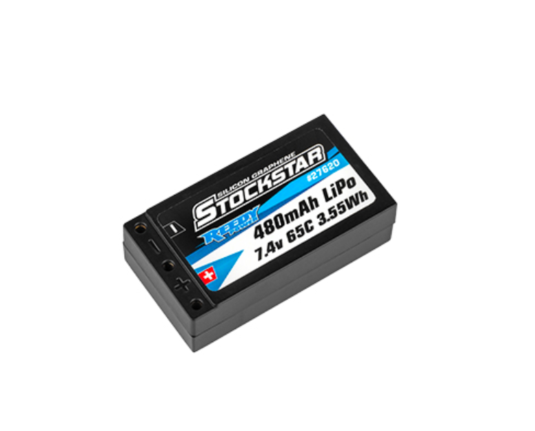 27620 Reedy Stockstar 480mah 65c 7.4v 1:28 Stick Battery