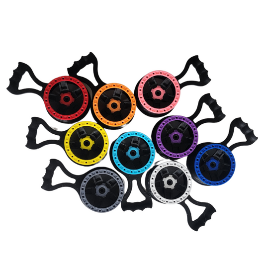 Black Base Beadlock Thumbsteer Wheel for TQ Remotes