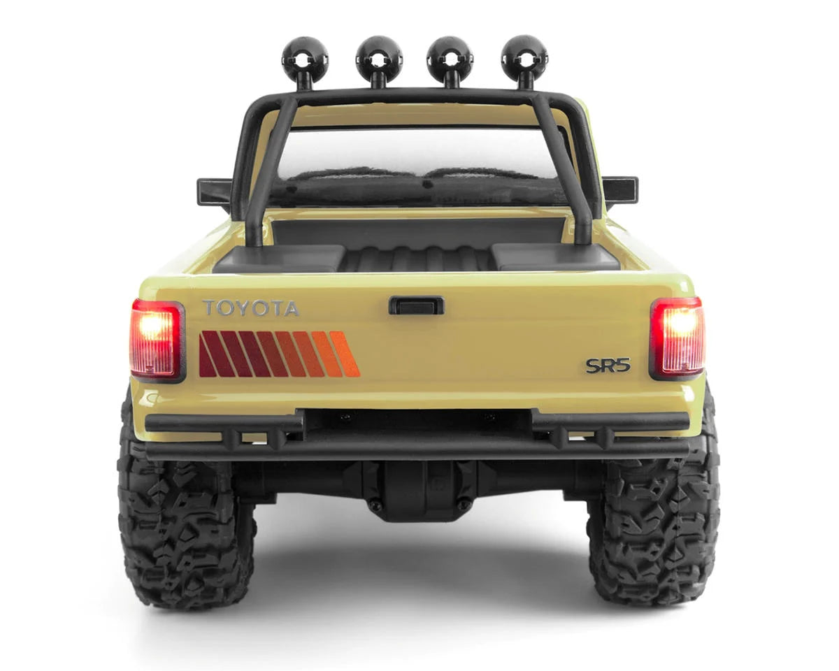HPI Venture18 Flux 1985 Toyota Hilux SR5 1/18 RTR 4WD Brushless Rock Crawler (Crème) w/2.4GHz Radio, Battery & Charger