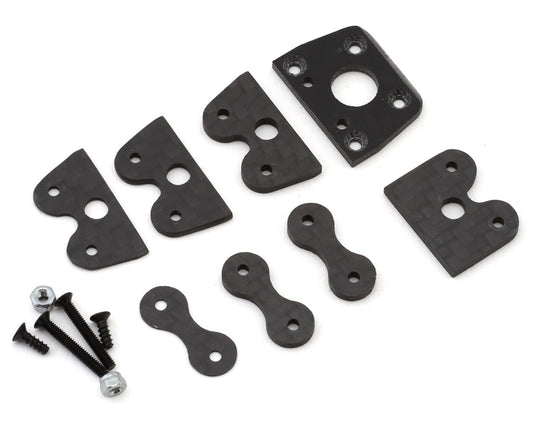 Jomurema Mini Z GT01 Body Carbon Fiber Front Mount Holder Set