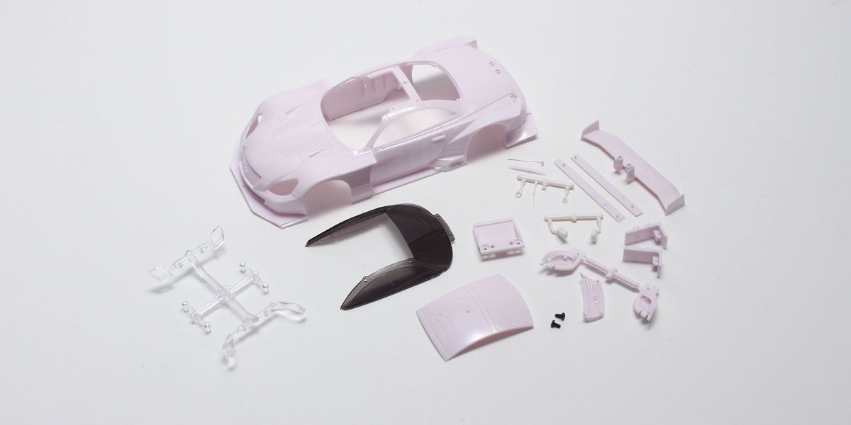 京商 ピュアテン ボディ レクサス SC430 （GT500） LEXUS LEXUS SC430 GT500 2012 White Body Set – Mark Santa Maria