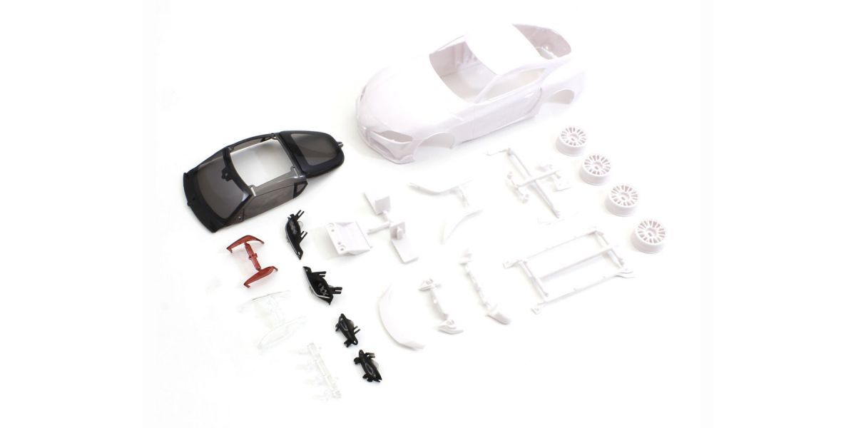 Toyota GR Supra TRD White BodySet w/Wheel MZN207