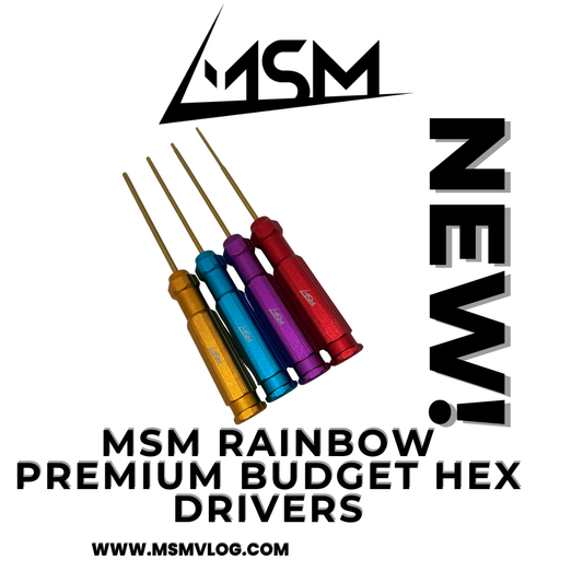 MSM Rainbow Premium Budget Hex Drivers