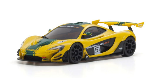 MINI-Z RWD MR04 McLaren P1 GTR Yellow/Green 32375YG