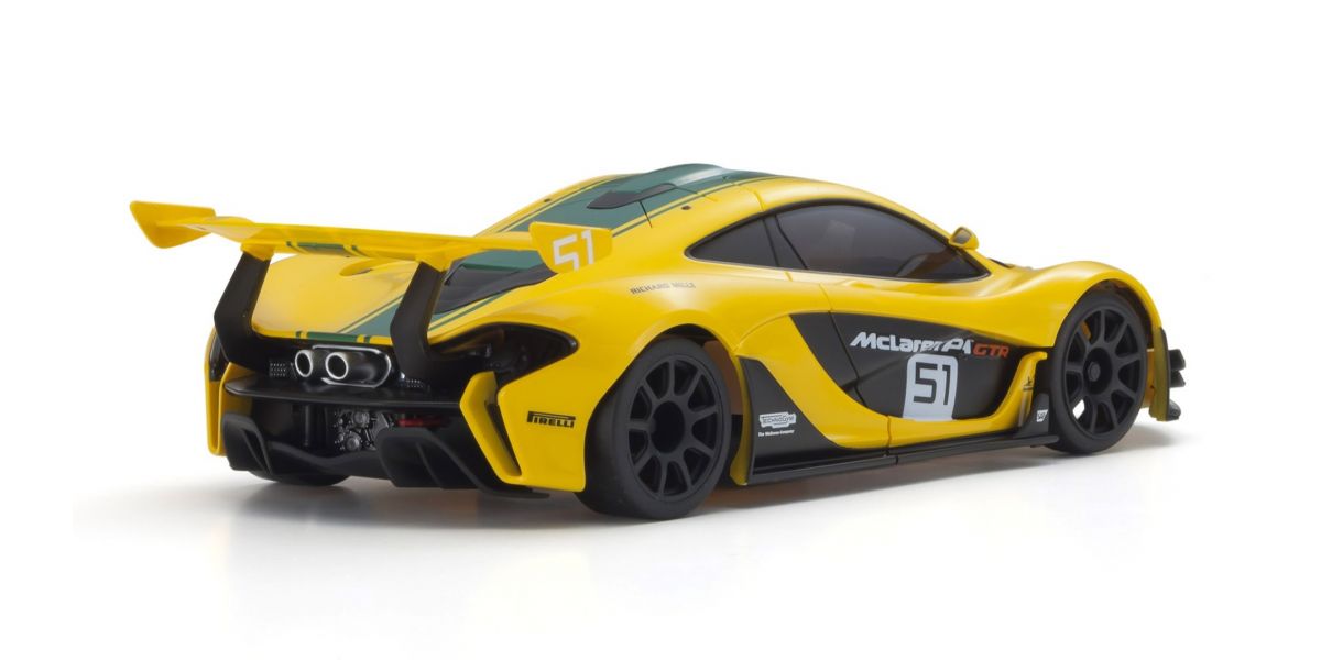 MINI-Z RWD MR04 McLaren P1 GTR Yellow/Green 32375YG