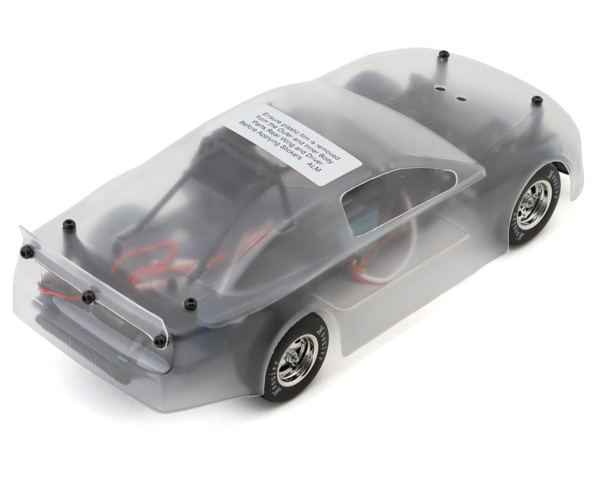 1RC Racing Asphalt Late Model 1/24 Brushless RTR 2WD Oval Race Car (Clear) w/2.4GHz Radio, Battery & Charger