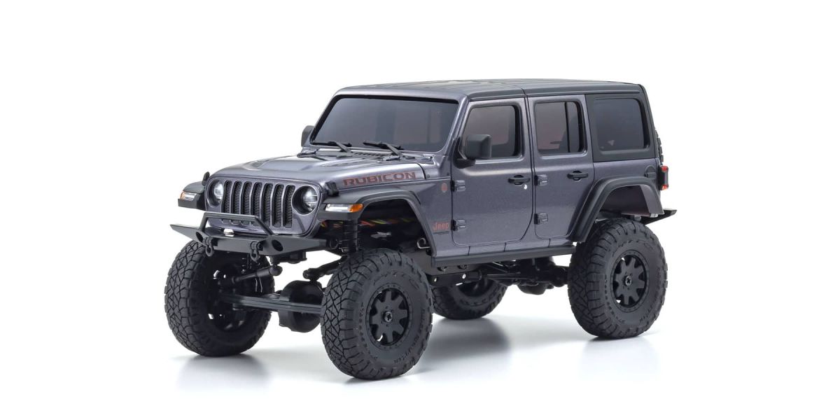 MINI-Z 4×4 Series Readyset JeepⓇ Wrangler Unlimited Rubicon Granite Crystal Metallic 32521GM