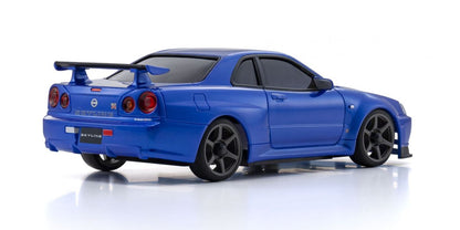 MINI-Z AWD NISSAN SKYLINE GT-R R34 V.specⅡNur Metallic Blue 32658MB