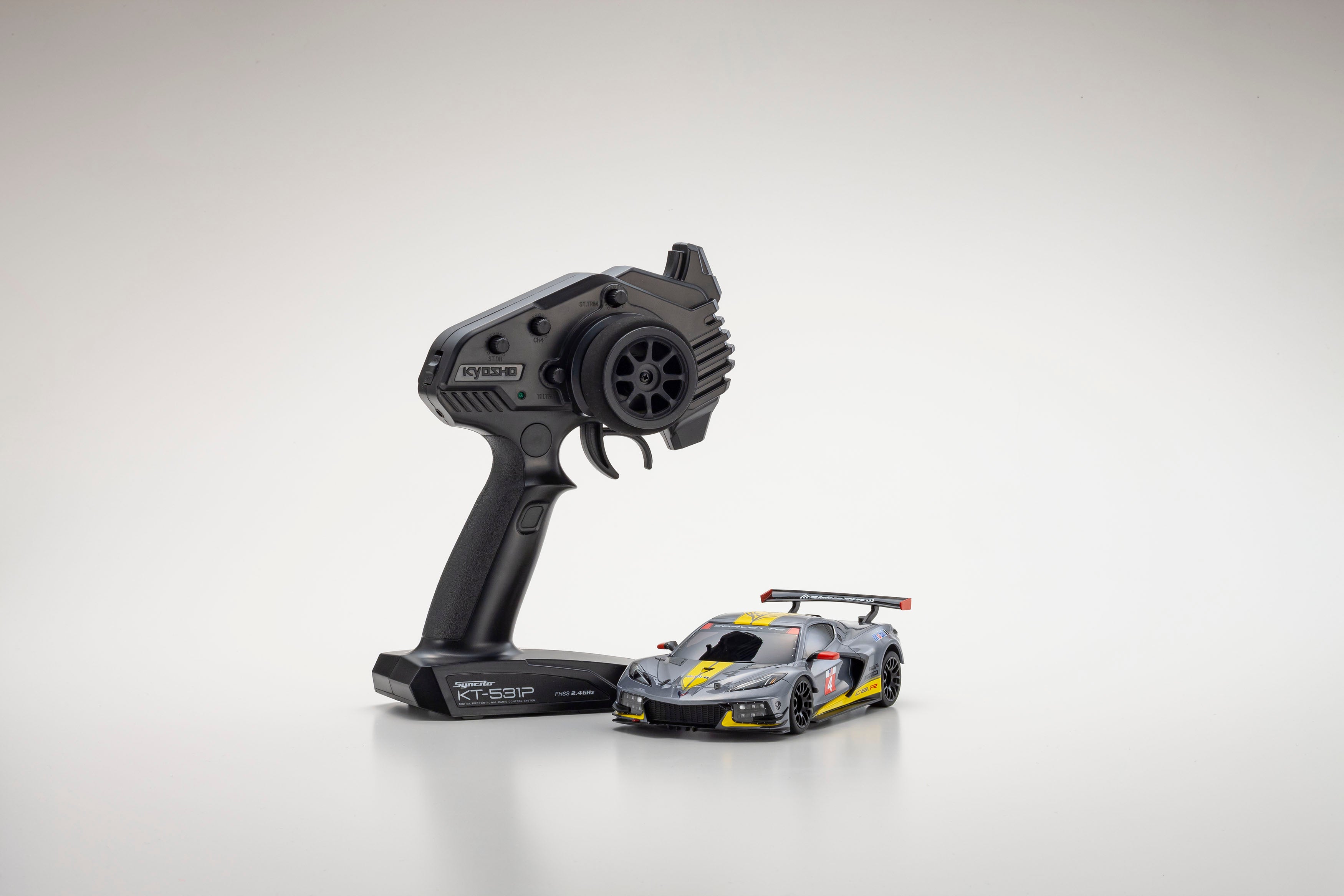 MINI-Z RWD MR04 Chevrolet Corvette C8.R Gunmetal – Mark Santa Maria