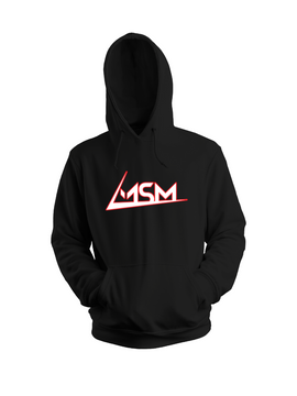 MSM Hoodie - Red + White Logo