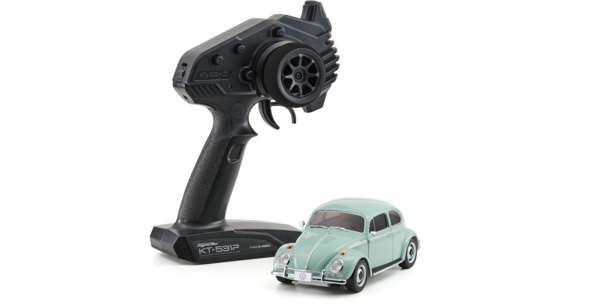 MINI-Z RWD MR-04 readyset VW Beetle 1966 Model Bahama Blue 32374BBL