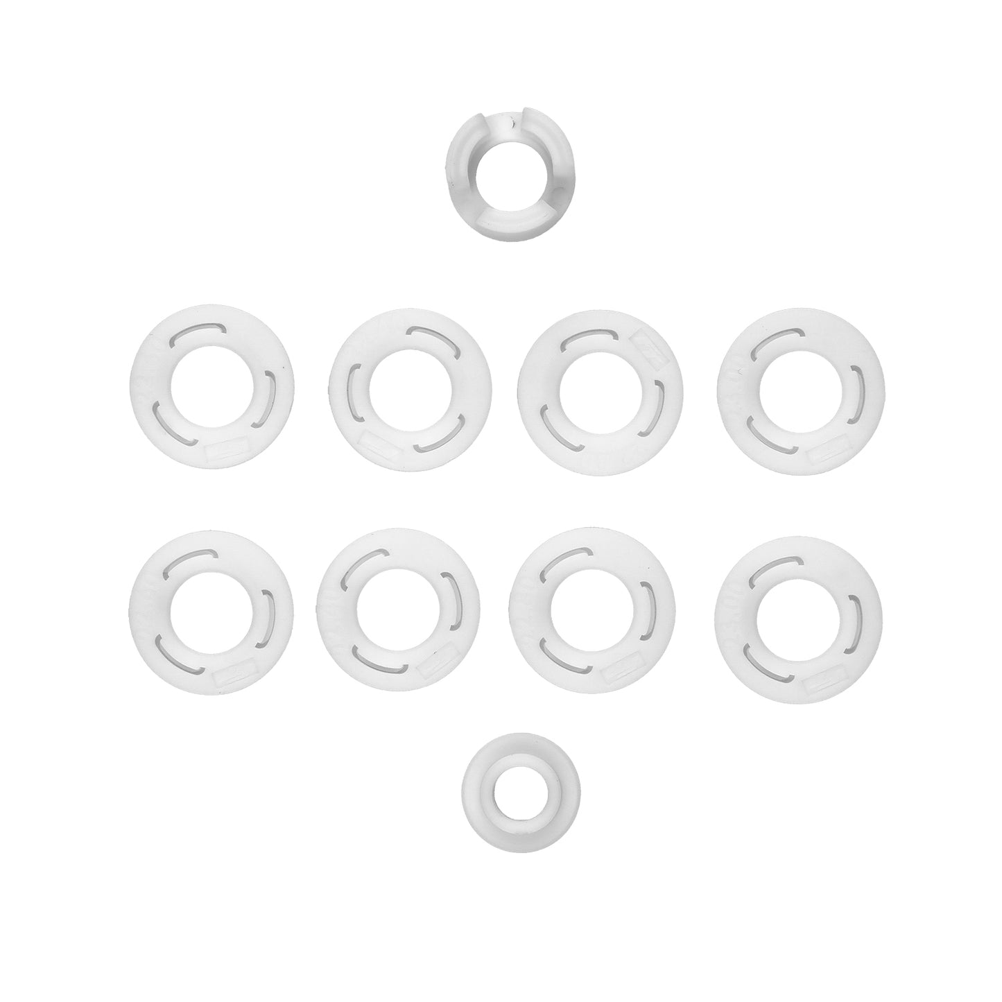 Factory Team RC28R FT Sidewall Flange Set, White