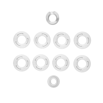 Factory Team RC28R FT Sidewall Flange Set, White