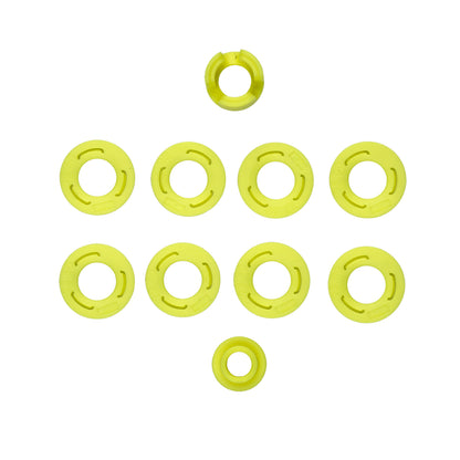 Factory Team RC28R FT Sidewall Flange Set, Yellow