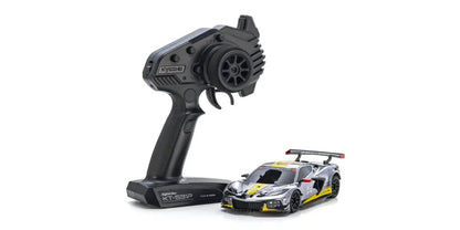 Kyosho MINI-Z RWD MR04 Corvette C8.R Chrome/Yellow Kyosho America 20th Anniversary