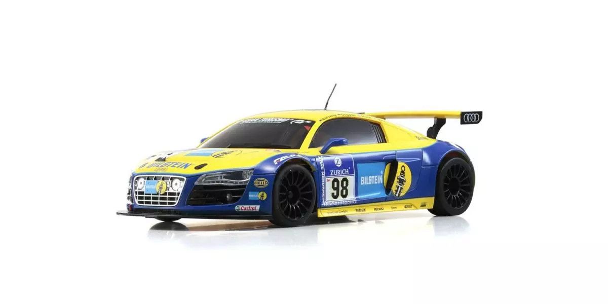 MINI-Z RWD MR-04 readyset Audi R8 LMS Phoenix Racing NBR 2010 #98 32371BT