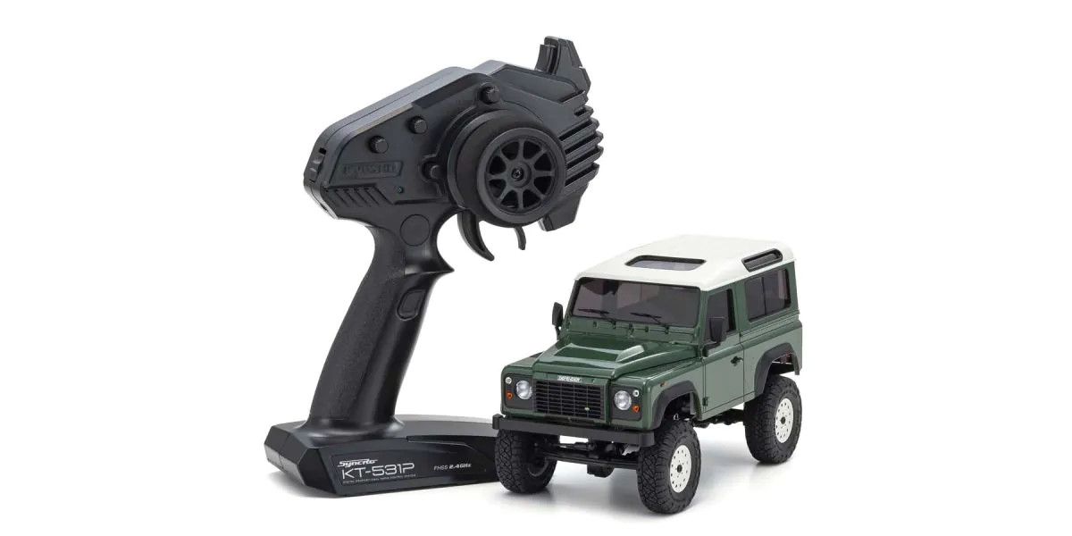 MINI-Z 4×4 Series Ready Set Land Rover Defender 90 Coniston Green 32529GR