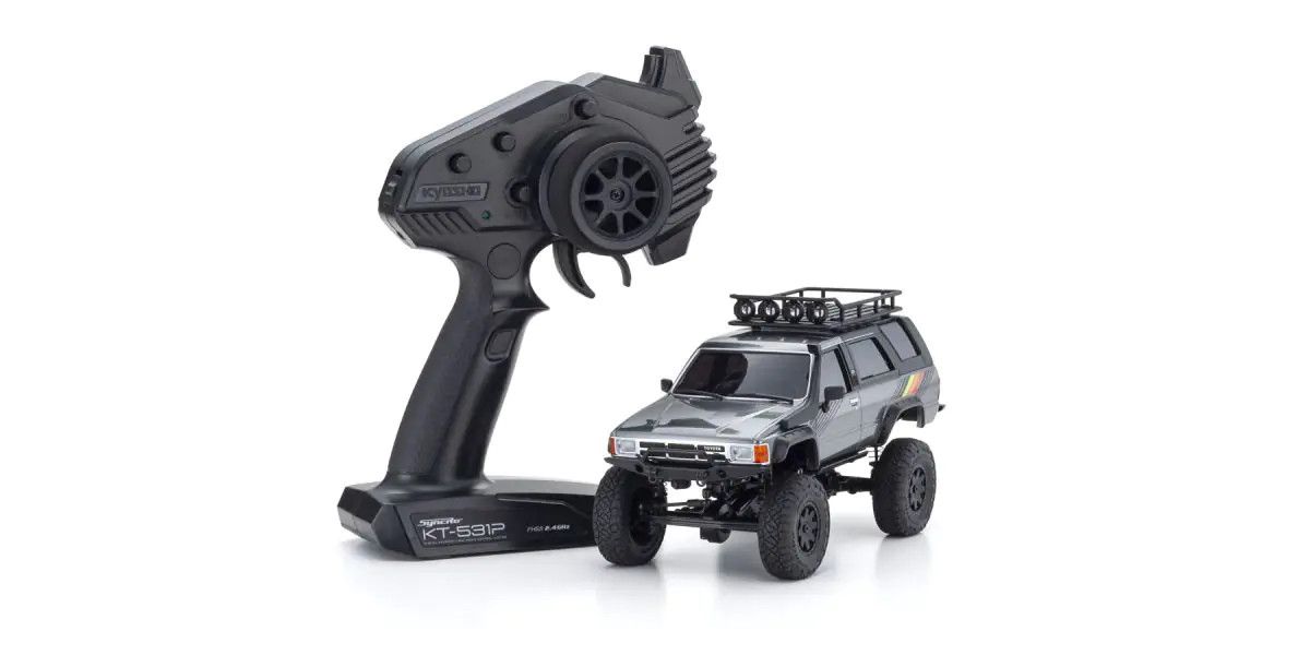 MINI-Z 4x4 readyset TOYOTA 4Runner (Hilux Surf) with Accessory parts Dark Gray Metallic 32540GM