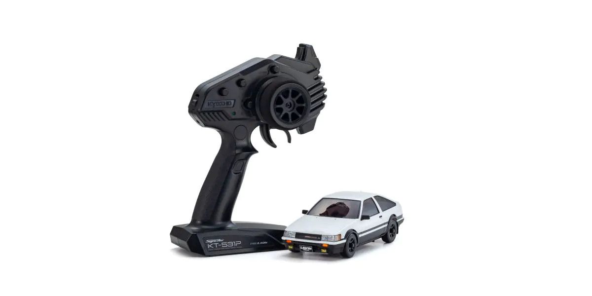 tinyklash ELECTRIC BLACK WHITEセット おまけ付き MINI-Z AWD Toyota COROLLA LEVIN AE86 White/Black 32641WBK – Mark