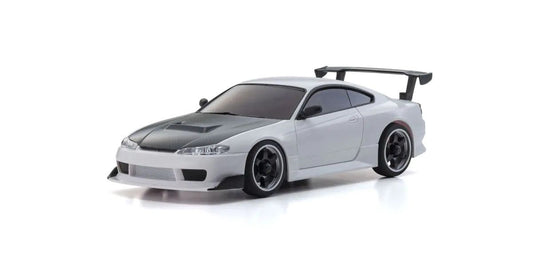 MINI-Z AWD NISSAN SILVIA S15 equipped with GT Wing White 32647W
