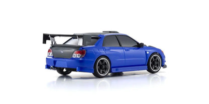 MINI-Z AWD SUBARU IMPREZA with Aero kit and CFRP hood Metallic Blue 32653BL