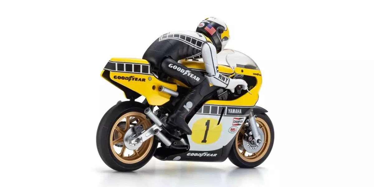1:8 Scale Radio Controlled Electric Powered Motorcycles Hanging On Racer Series YAMAHA YZR500 1978 KIT 34936T1