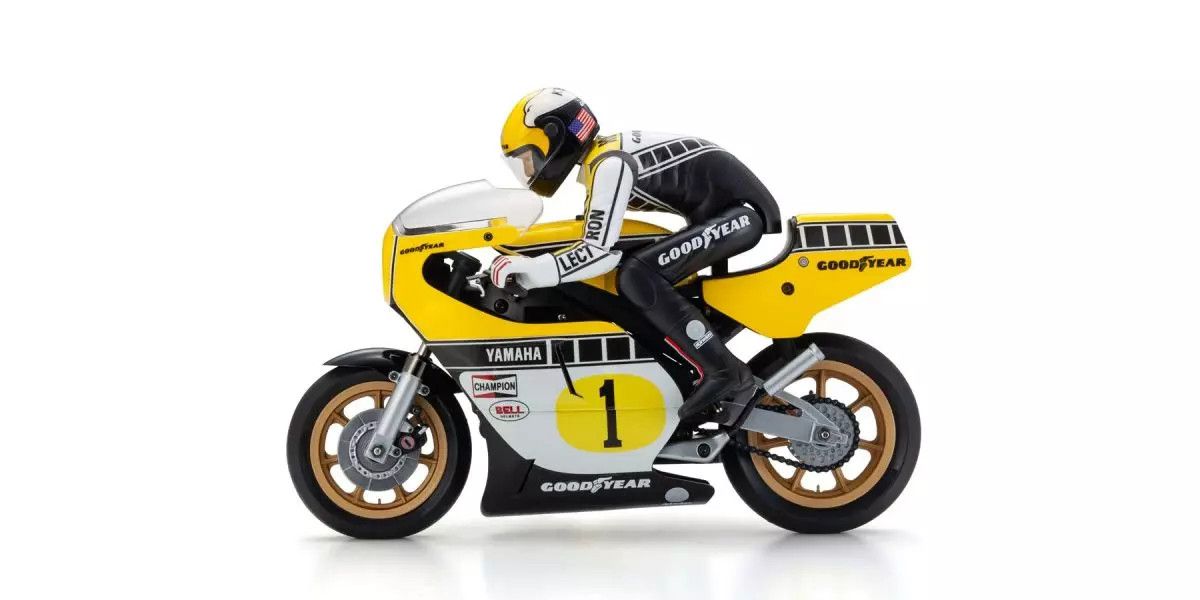 1:8 Scale Radio Controlled Electric Powered Motorcycles Hanging On Racer Series YAMAHA YZR500 1978 KIT 34936T1
