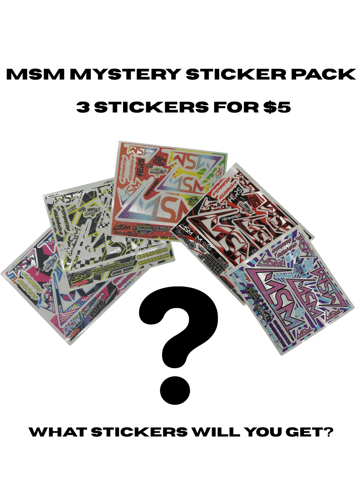 MSM Mystery Sticker Collector Pack – Mark Santa Maria