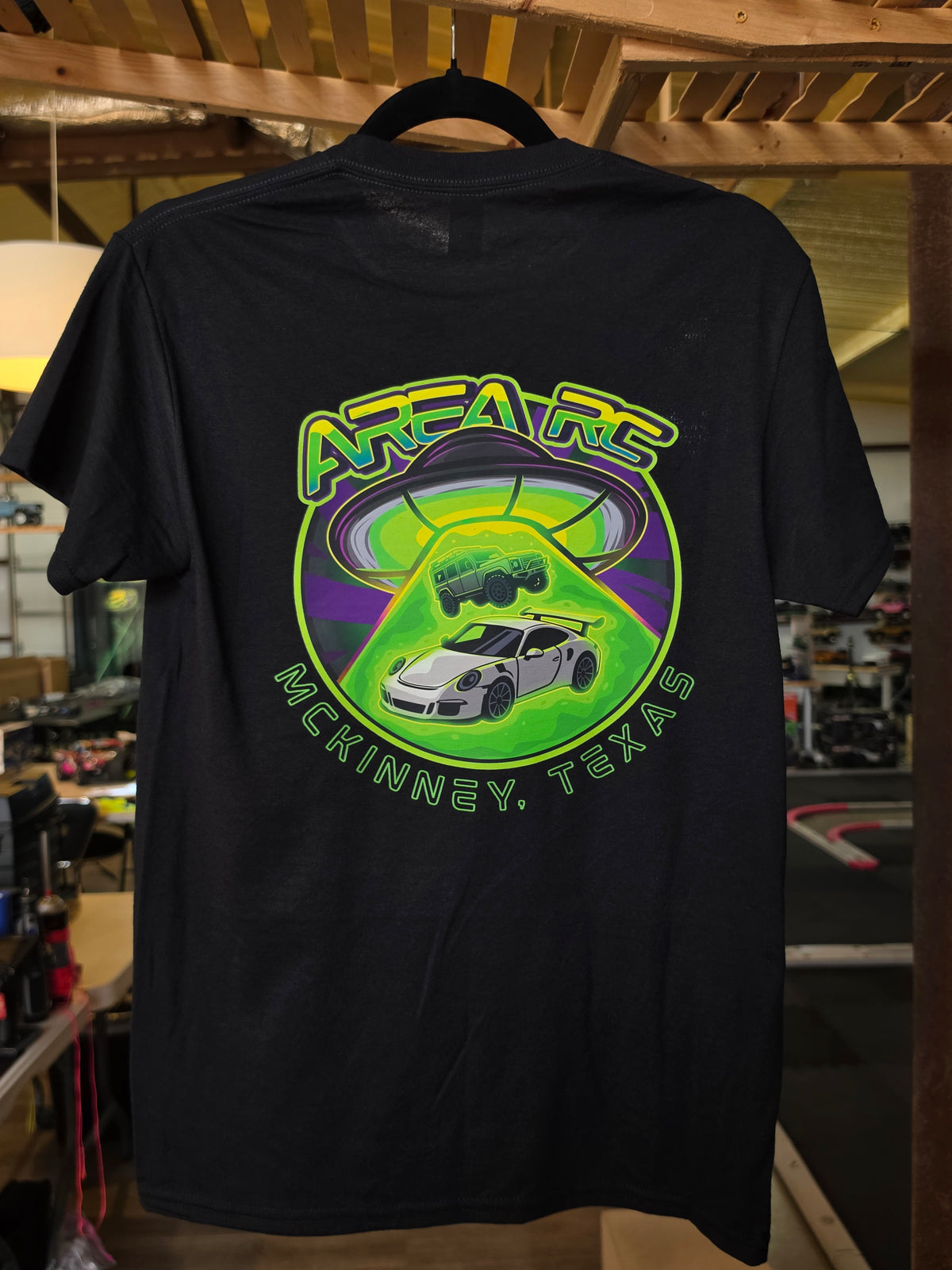 Area RC T-Shirt - Neon Green/White