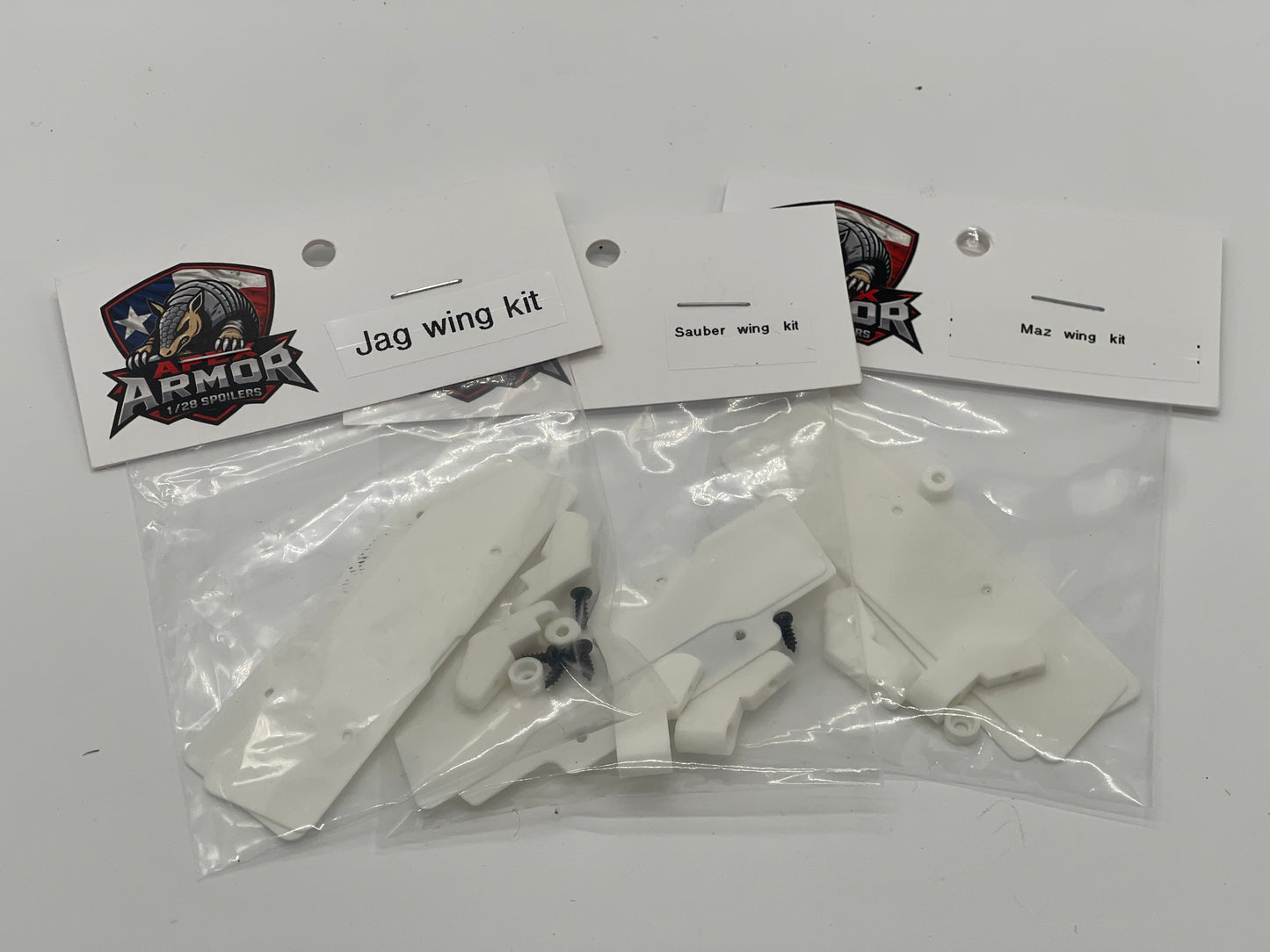 Apex Armor RC Mini-Z LM Wing Kit White