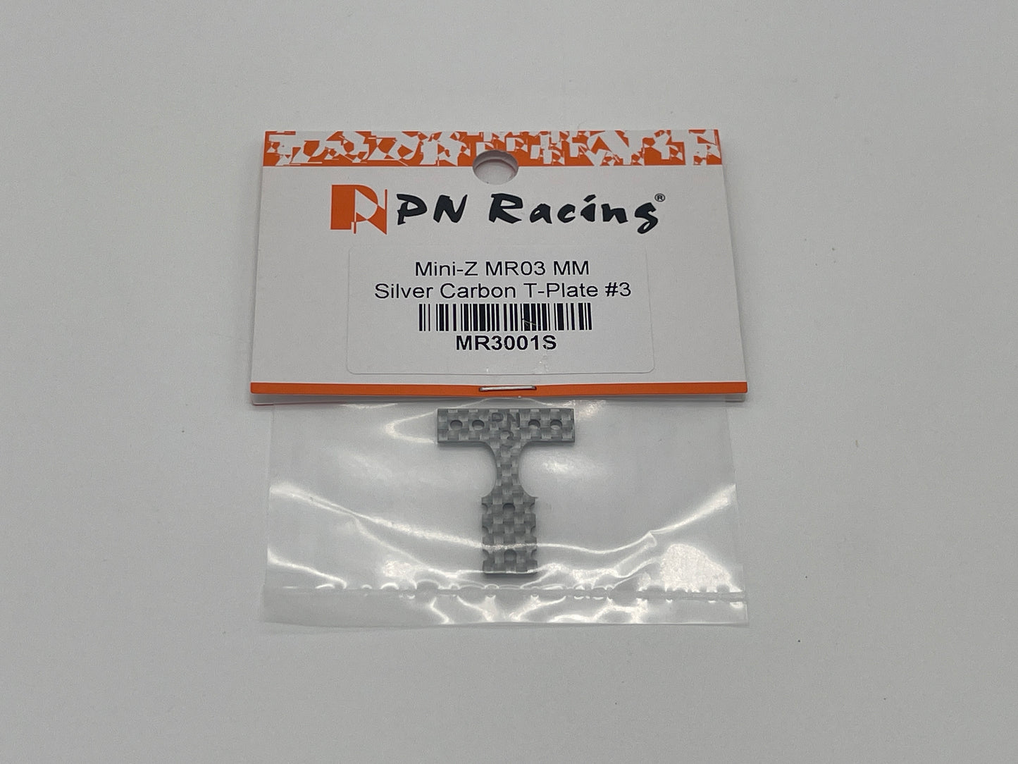 PN Racing Mini-Z MR03 MM Silver Carbon T-Plate #3