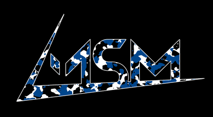 MSM Black, White & Blue Camo Shirt