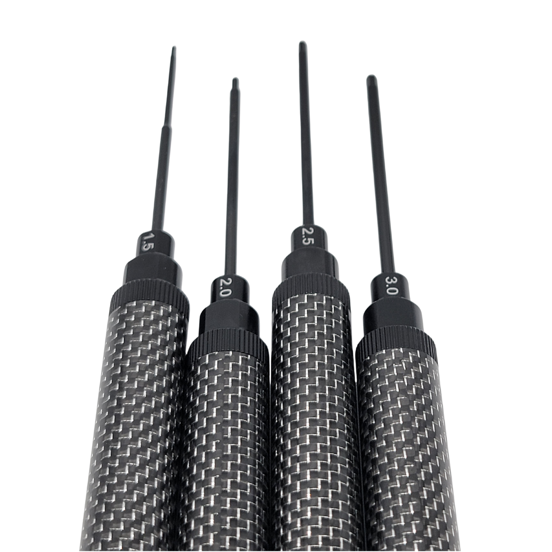 MSM Black Carbon Fiber Hex Drivers