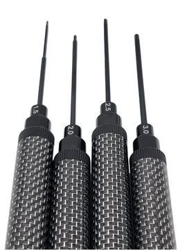 MSM Black Carbon Fiber Hex Drivers