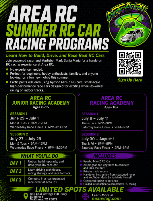 Area RC Summer RC Car Racing Programs