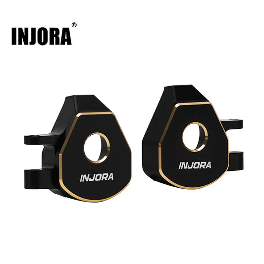INJORA Black Coating Brass Steering Knuckles for 1/32 Redcat Ascent-32 (ASC32-06)