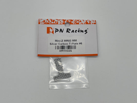 PN Racing Mini-Z MR03 MM Silver Carbon T-Plate #6