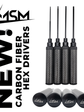 MSM Black Carbon Fiber Hex Drivers